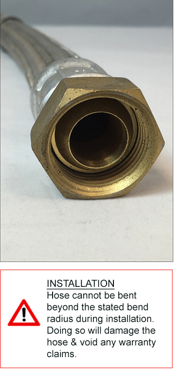 flat seat hose assembly